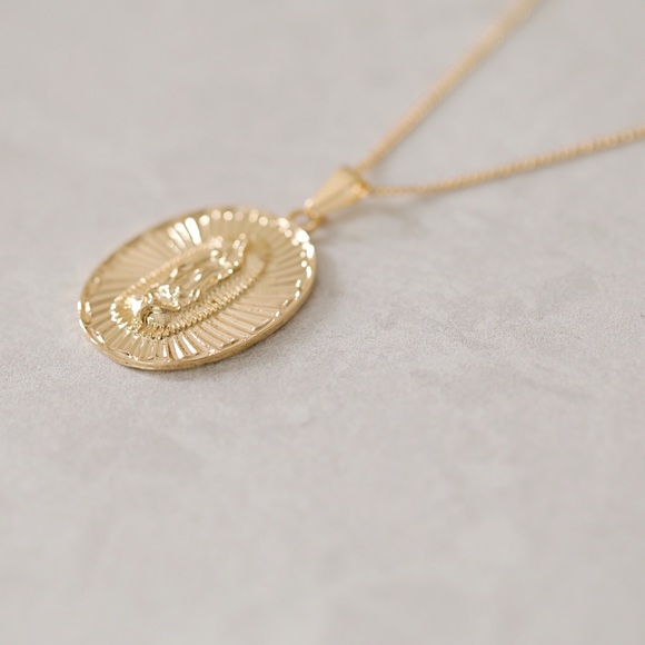 Virgin Mary Necklace | 18k Gold Filled - Picture 2 of 5